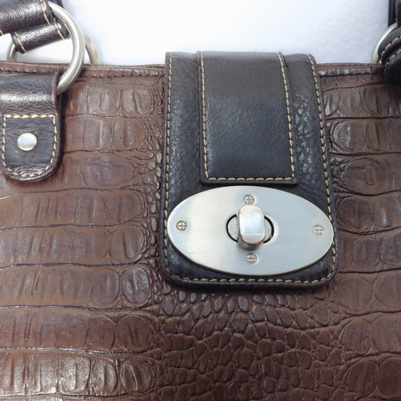 Brown Vegan Leather Purse - Picture 3 of 6
